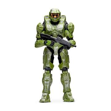 HALO 6.5” Spartan Collection – Master Chief Highly Articulated, Poseable with Weapon Accessories - Scaled to Play & Display