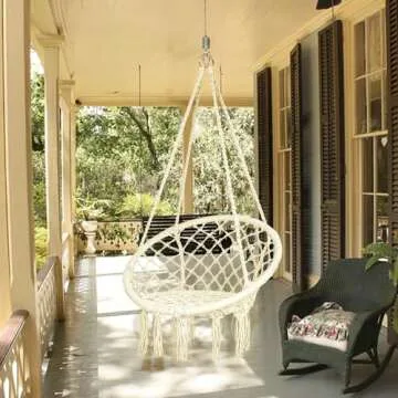 Mertonzo Handmade Macrame Swing Chair for Kids