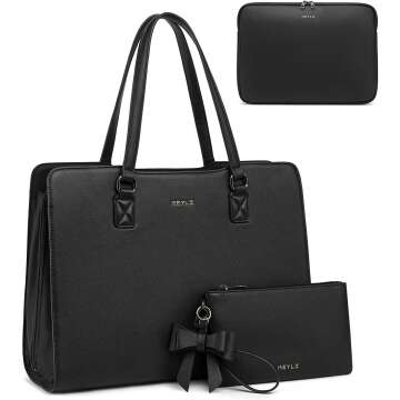 Keyli Laptop Bag Set for Women with USB Charging Port