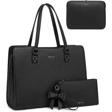 Keyli Laptop Bag Set for Women with USB Charging Port