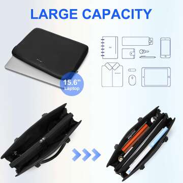 Keyli Laptop Bag Set for Women with USB Charging Port