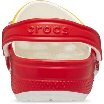 Crocs Unisex McDonald's X Classic Clog, Multi, Numeric_10 US Men