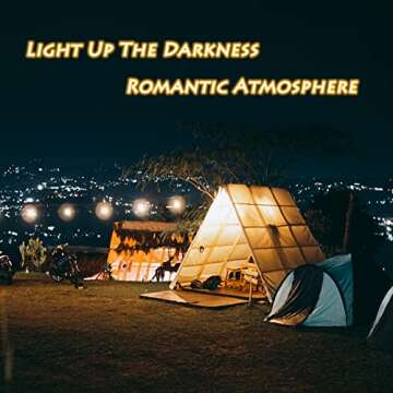 Outdoor Solar String Lights, 100 FT Solar Powered LED String Outdoor Lights Waterproof & Shatterproo...