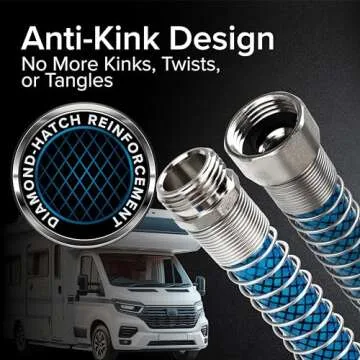 Camco 10-Foot Drinking Water Hose - NSF Certified & Kink-Free