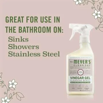 MRS. MEYER'S Vinegar Gel Cleaning Spray, Apple Blossom Scent