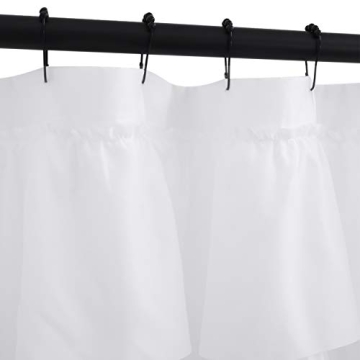 Elegant Ameritex Ruffle Shower Curtain for Stylish Bathrooms