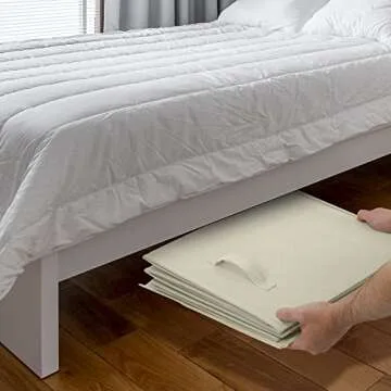 Sorbus Toy Chest with Flip-Top Lid, Kids Collapsible Storage for Nursery, Playroom, Closet, Home Organization, Large (Pattern - Chevron Gray)