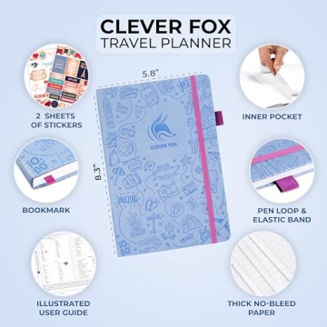 Clever Fox Travel Journal - Ultimate Trip Planner & Organizer
