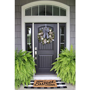 TimHome Buffalo Plaid Rug 27.5x43 Inches for Indoors Outdoors