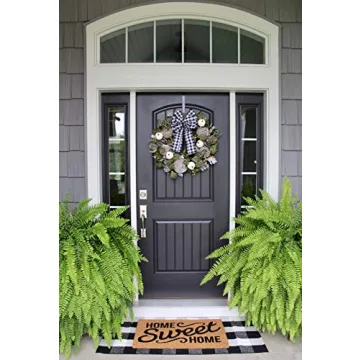 TimHome Buffalo Plaid Rug 27.5x43 Inches for Indoors Outdoors