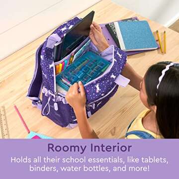 Bentgo Kids Backpack - Lightweight 14” Backpack in Fun Prints for School, Travel, & Daycare, Ideal...