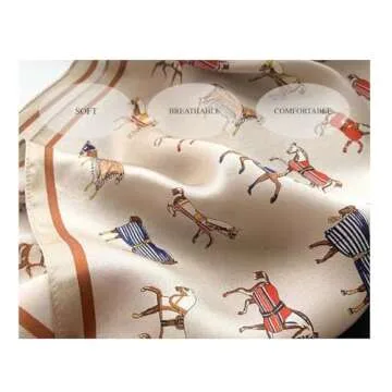 Tim & Tina Luxurious Silk Hair Scarf for Women