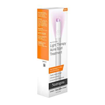 Neutrogena Light Therapy Acne Spot Treatment, UV-Free, Clinically Proven, Gentle for Sensitive Skin, 1 ct