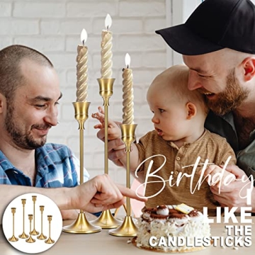 Beautiful Brass Candlestick Holders Set for Every Occasion