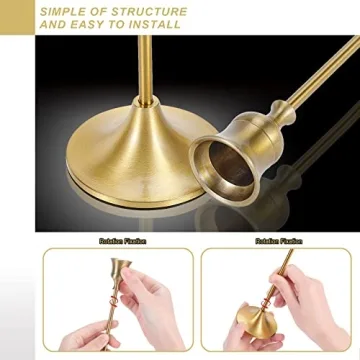 Beautiful Brass Candlestick Holders Set for Every Occasion