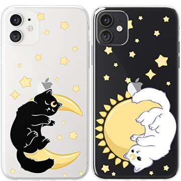 Mertak Matching Cases Compatible with iPhone 15 Pro Max 14 Plus 13 12 Mini 11 SE XS XR 8 7 Cute Coup...