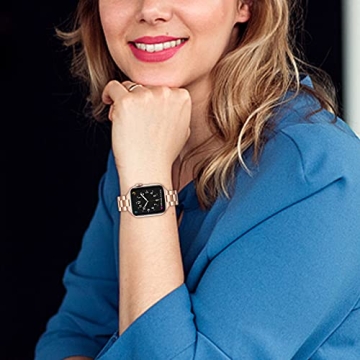 OMIU Adjustable Stainless Steel iWatch Band for Women