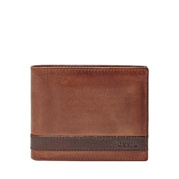 Fossil Quinn Bifold Leather Wallet for Men