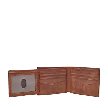 Fossil Quinn Bifold Leather Wallet for Men