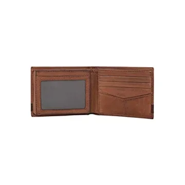 Fossil Quinn Bifold Leather Wallet for Men