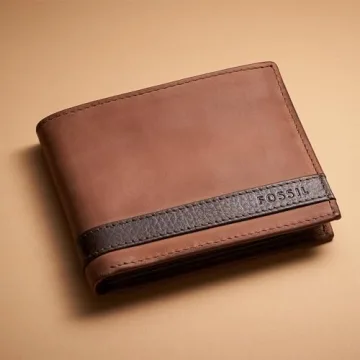 Fossil Quinn Bifold Leather Wallet for Men
