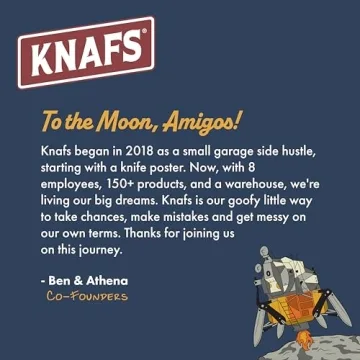 Knafs - Torx Bit Driver - Whiha Bits Set T6, T8, 3mm Flathead for Pocket Knife Repair and Maintenance