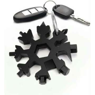 18-in-1 Snowflake Multi Tool - Portable & Durable