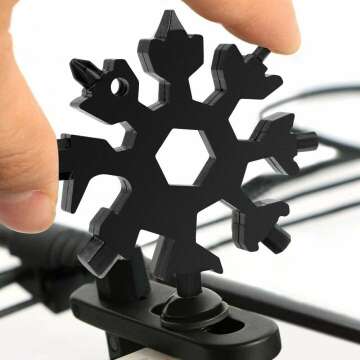 18-in-1 Snowflake Multi Tool - Portable & Durable