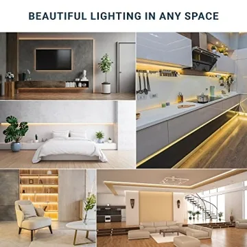 PARMIDA Dimmable COB LED Strip Light - 6FT USB Feedback