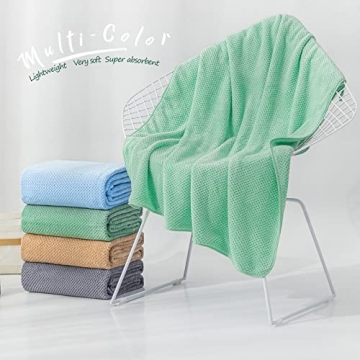 OLESTER Oversized Microfiber Bath Towel Set - Soft & Absorbent