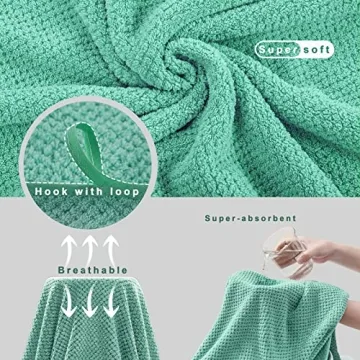 OLESTER Oversized Microfiber Bath Towel Set - Soft & Absorbent