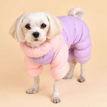 Puppia Ultralight Pastel Jumpsuit - Pink - XXL