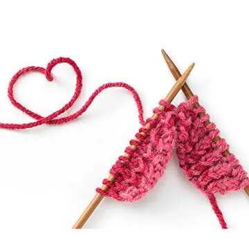 Exquiss Bamboo Knitting Needles Set-36pcs Single Pointed Wooden Knitting Needles, 9 Inches Length Knitting Supplies for Beginners (18 Sizes: 2.0 mm-10.0 mm) + Weaving Tools Knitting Kits