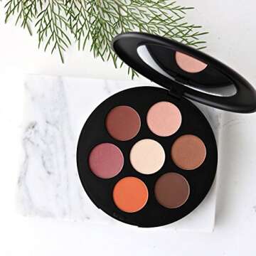 Inika Day to Night Eye Shadow Palette, Limited Edition Beauty Gift Set, Eyeshadow Palette makeup, Ve...