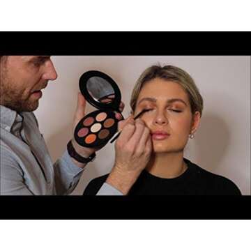 Inika Day to Night Eye Shadow Palette, Limited Edition Beauty Gift Set, Eyeshadow Palette makeup, Vegan Make Up, Suits Sensitive Eyes, 7 Colorful Shades