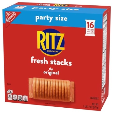 RITZ Original Crackers, 23.7 oz Party Size Stack