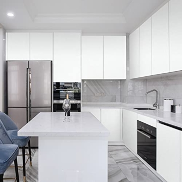 WENMER White Peel Stick Wallpaper Waterproof DIY Decor