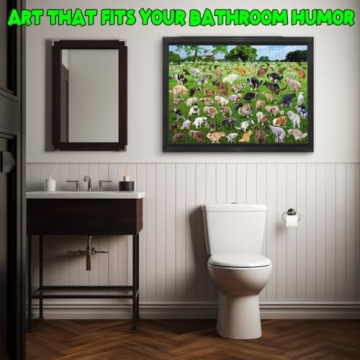 Funwares Original 101 Pooping Puppies Puzzle - Hilarious Jigsaw Puzzle - Perfect White Elephant Gag Gift - Funny Dog Pooping Puzzle for Adults and Kids! 1000 Piece Puzzle!