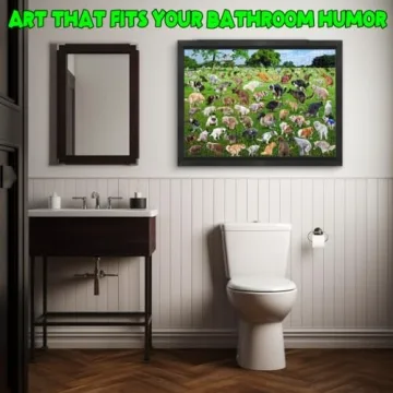 Funwares Original 101 Pooping Puppies Puzzle - Hilarious Jigsaw Puzzle - Perfect White Elephant Gag Gift - Funny Dog Pooping Puzzle for Adults and Kids! 1000 Piece Puzzle!