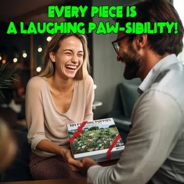 Funwares Original 101 Pooping Puppies Puzzle - Hilarious Jigsaw Puzzle - Perfect White Elephant Gag Gift - Funny Dog Pooping Puzzle for Adults and Kids! 1000 Piece Puzzle!