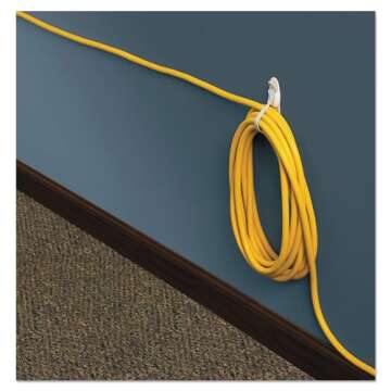 Command Cord Bundlers for Home & Office - 4-Pack Organizers