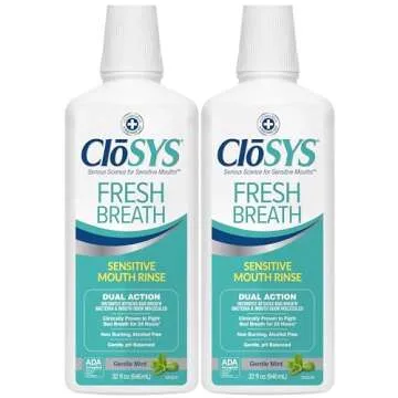 CloSYS Alcohol-Free Sensitive Mouthwash for Gentle Care