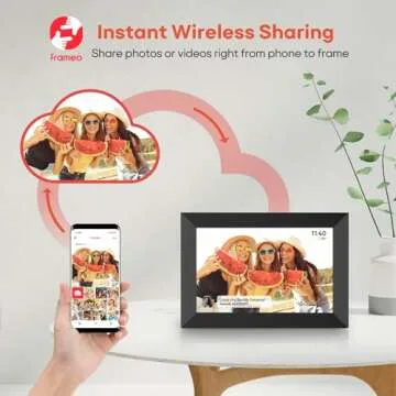Frameo 10.1 Inch WiFi Digital Picture Frame for Shared Memories - 2 Pack