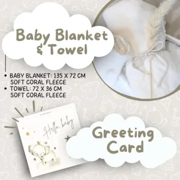 Elephany Baby Shower Gift Basket for Newborns Essential