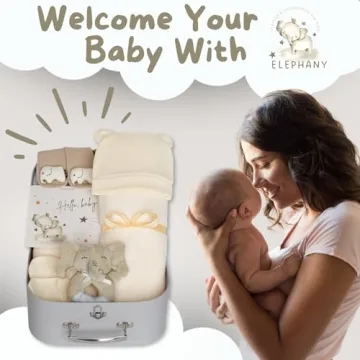 Elephany Baby Shower Gift Basket for Newborns Essential
