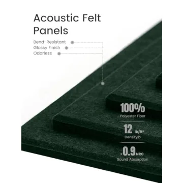 Large Felt Bulletin Board for Home Office & Classroom