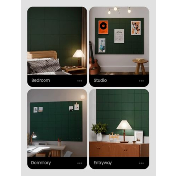 Large Felt Bulletin Board for Home Office & Classroom