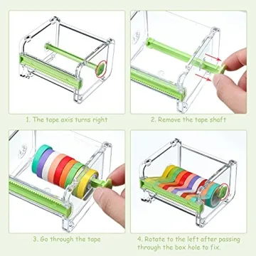 Outus Multi Washi Tape Dispenser Set - Organize with Style