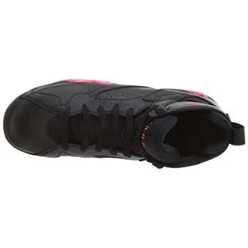 Stylish Jordan Youth Air 7 Retro Hyper Pink Sneakers for Kids