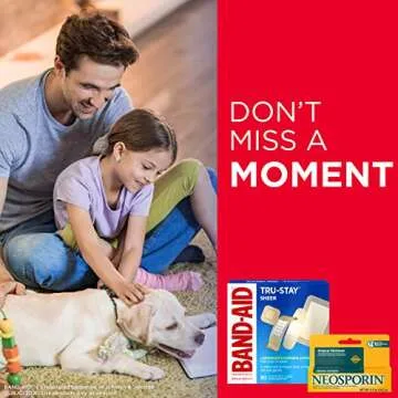 Band-Aid Brand Tru-Stay Sheer Strips Adhesive Bandages for First Aid and Wound Care, Assorted Sizes, 80 ct